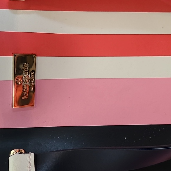 Kate ♠️ Striped leather bag - Picture 3 of 17